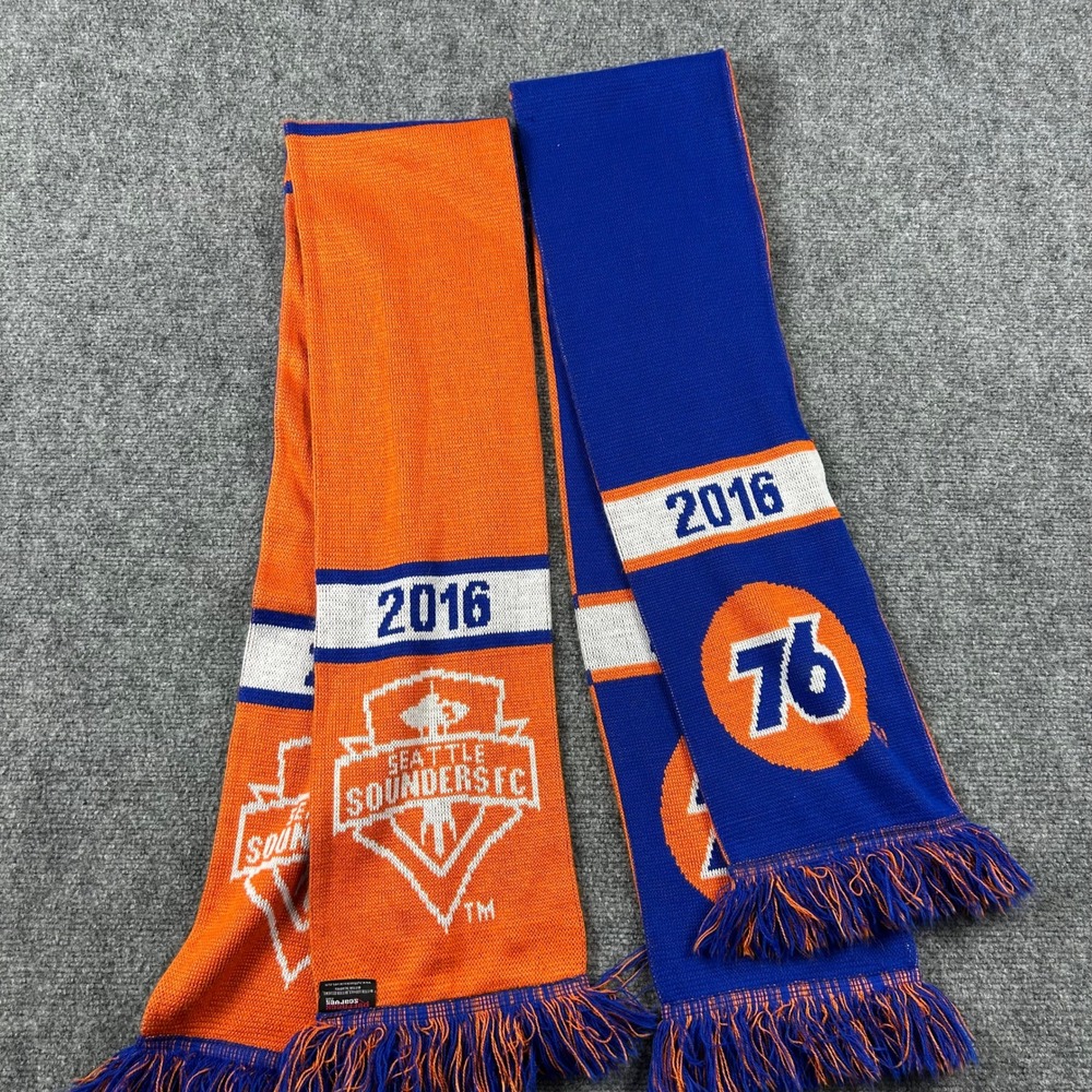 Ruffneck Scarves Seattle Sounders FC Unisex‎ OS Blue Orange 2016 76 Gas MLS